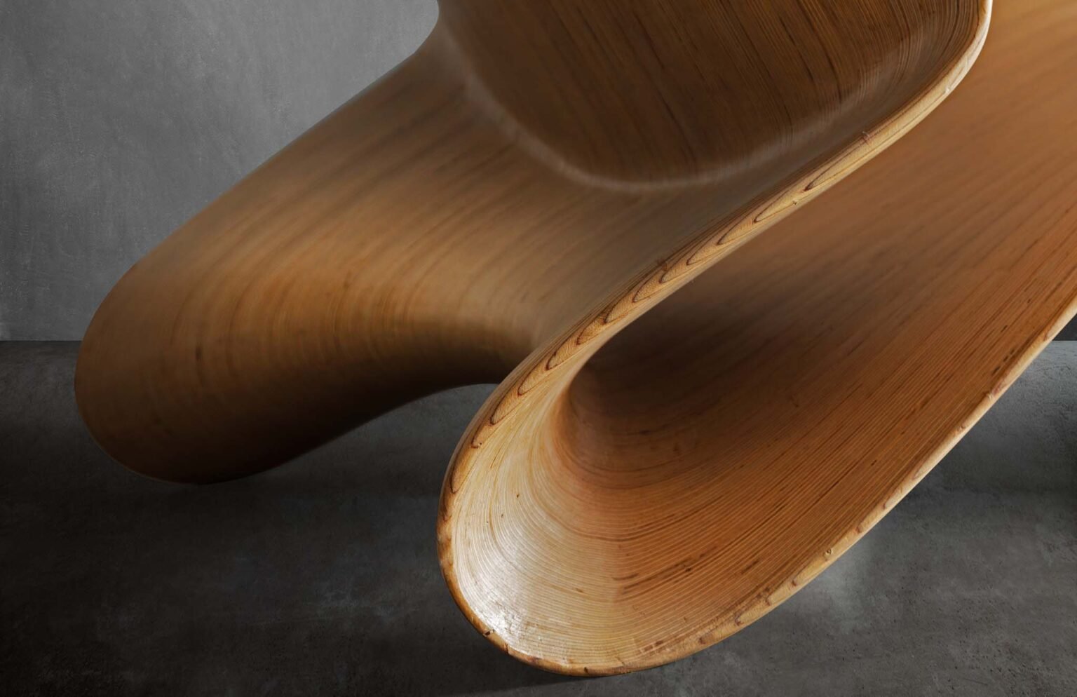 Empty room with a gray wall mockup