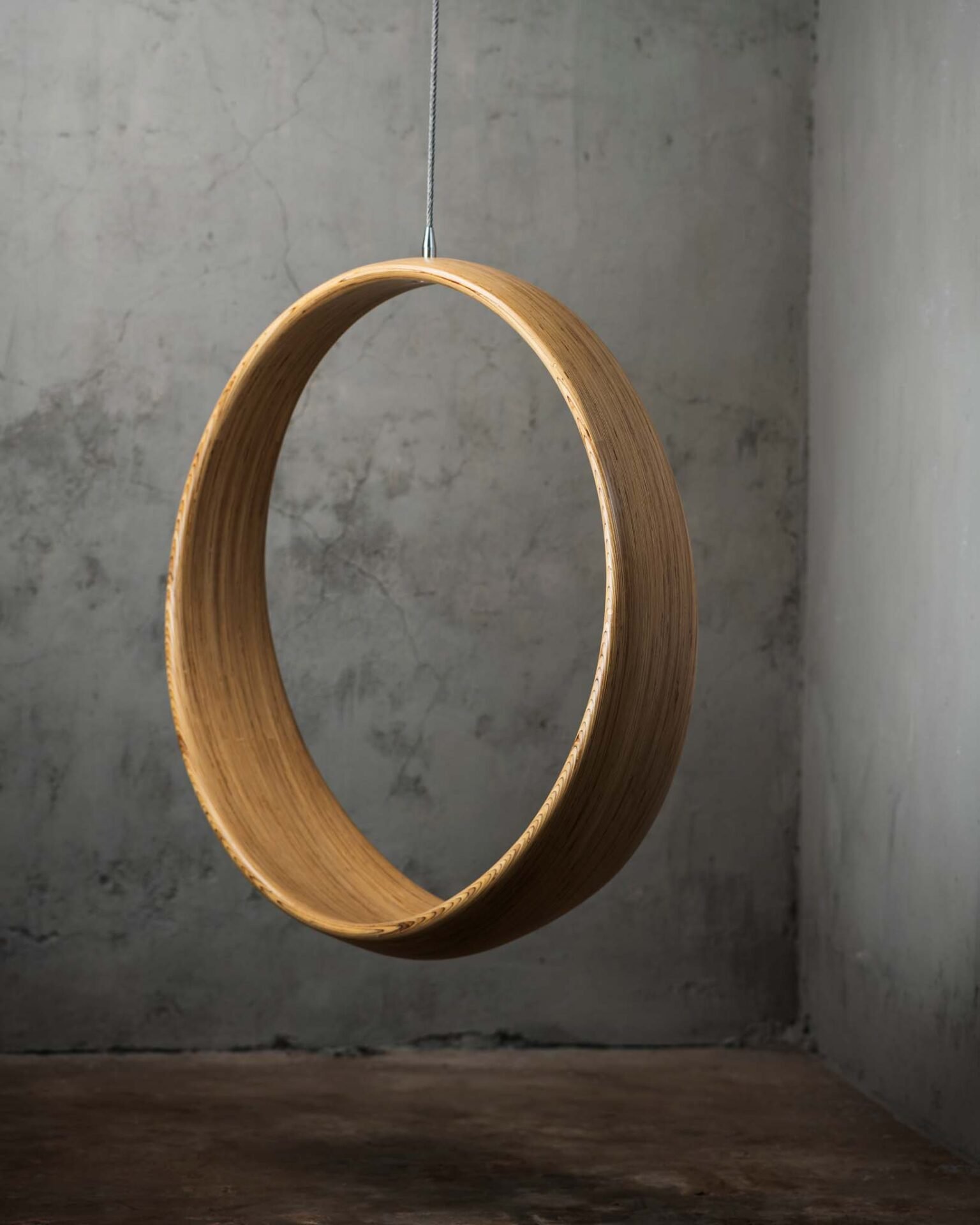 Empty room with a gray wall mockup