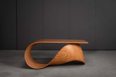 Empty room with a gray wall mockup