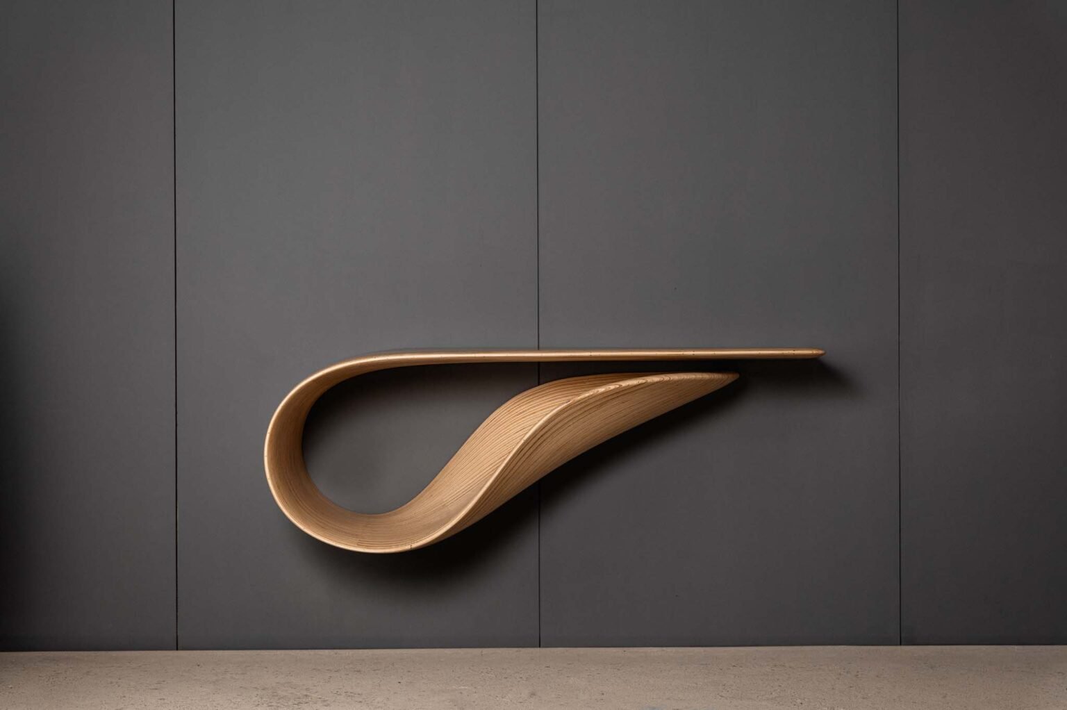 Empty room with a gray wall mockup